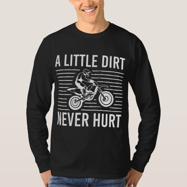 Camiseta Guay Dirt Bike Art Hombres Motocicleta B de Dirtbi (Anverso)