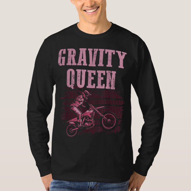 Camiseta Guay Dirt Bike Art Para Mujeres Chicas Dirtbike Mo (Anverso)
