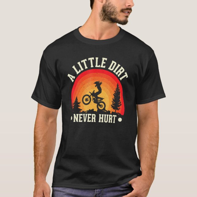 Camiseta Guay Dirt Offroad Bike Motorcross A Little Dirt N (Anverso)