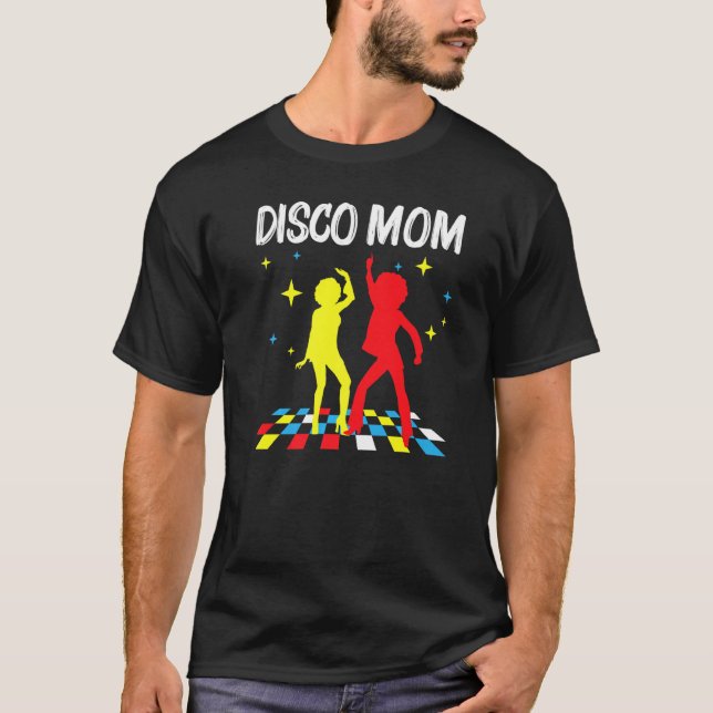 Camiseta Guay Disco para Mamá Mamá Música de los 70 años de (Anverso)