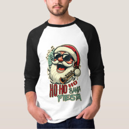 Camiseta Guay divertido Santa Claus con gafas de sol - Ho-h