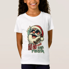 Camiseta Guay divertido Santa Claus con gafas de sol - Ho-h