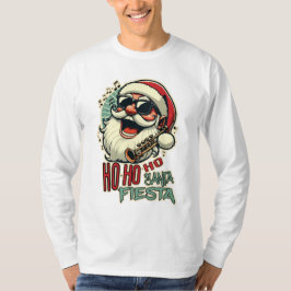 Camiseta Guay divertido Santa Claus con gafas de sol - Ho-h