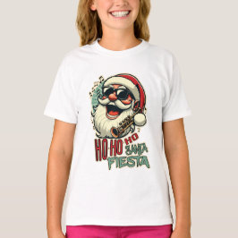Camiseta Guay divertido Santa Claus con gafas de sol - Ho-h