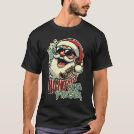 Camiseta Guay divertido Santa Claus con gafas de sol - Ho-h