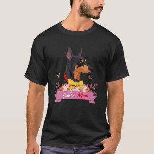 Camiseta Guay Doberman Mom For Women Chica Mother Doberman