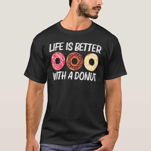 Camiseta Guay Donut Art Para Hombres Mujeres Azúcar Glazado (Anverso)