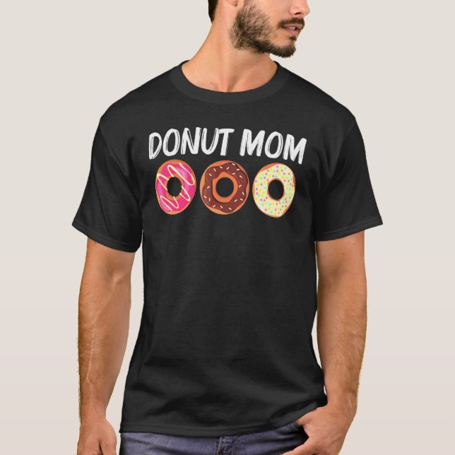 Camiseta Guay Donut Art Para Mamá Mamá Azúcar Glazado Choco (Anverso)
