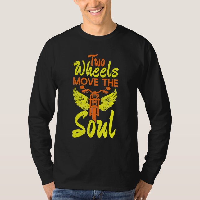 Camiseta Guay Dos Ruedas Mueven El Auto De Motocicleta Soul (Anverso)