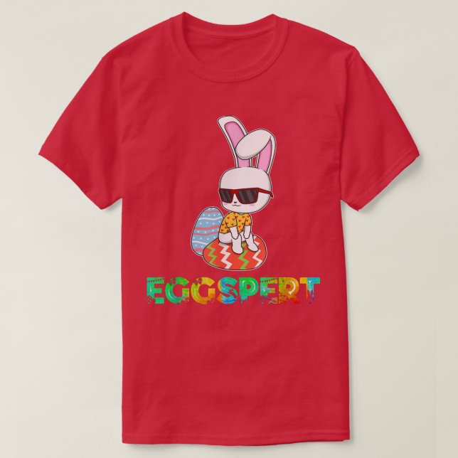Camiseta Guay Easter Bunny Sungafas Eggspert Easter Egg H (Diseño del anverso)
