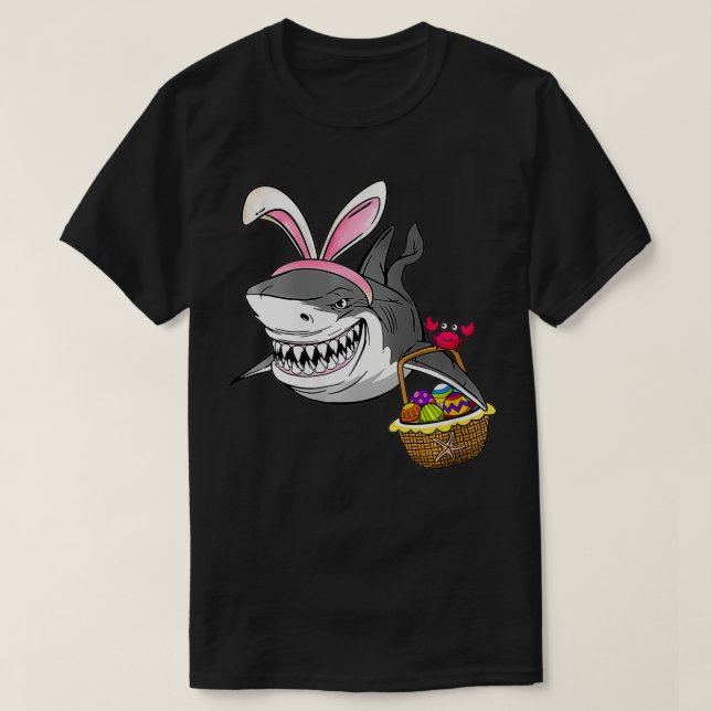 Camiseta Guay Easter Shark Easter Cementerio de mujeres (Diseño del anverso)