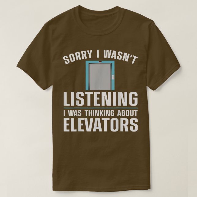 Camiseta Guay Elevator Art Men Inspector Mechanic Mai (Diseño del anverso)