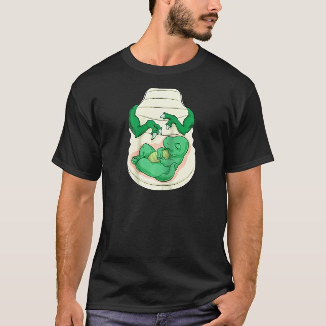 Camiseta Guay Embarazada Dinosaur Halloween Disstume Gracio (Anverso)