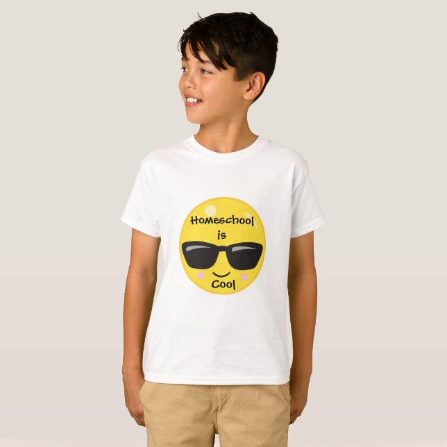 Camiseta Guay Emoji Homeschool (Anverso completo)