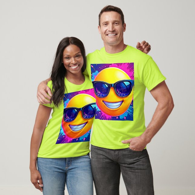 Camiseta Guay 😎 Emoji Splash Fun (Unisexo)