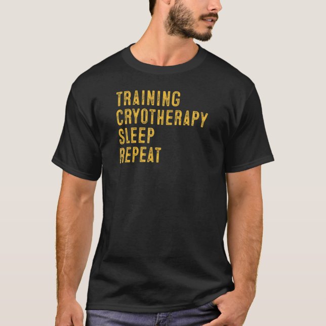 Camiseta Guay Entrenamiento Crioterapia Sleep Repetir Sport (Anverso)