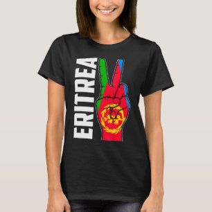 Camiseta Guay Eritrea Bandera victoria de dos dedos patriót
