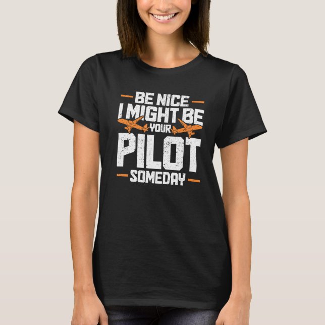 Camiseta Guay Esté Bien Podría Ser Su Piloto Algún Día Avia (Anverso)