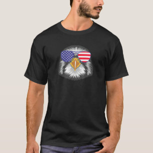 Camiseta Guay Falcon Viste Bandera De Ee. Uu. Gafas De Sol