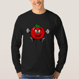 Camiseta Guay Feliz Ripe Fruta De Tomate Rojo Para Hombres 