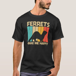 Camiseta Guay Ferret Para Hombres Mujeres Mascota Ferret An