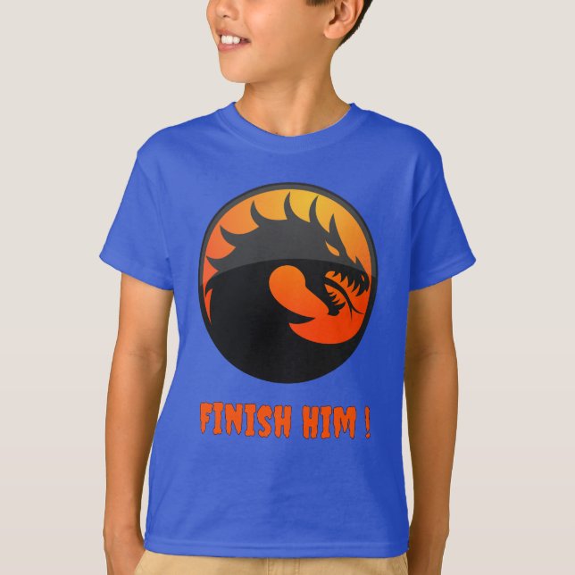 Camiseta Guay Fire Dragon MK Fighing Videogame Acabarlo (Anverso)