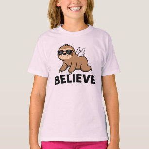 Camiseta Guay Flying Sloth cree que la motivación es divert