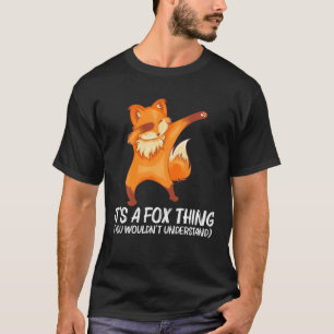 Camiseta Guay Fox Art Para Hombres Mujeres Que Dabbing Red