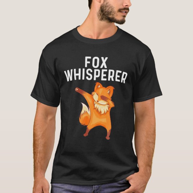 Camiseta Guay Fox Art Para Hombres Mujeres Que Dabbing Red  (Anverso)