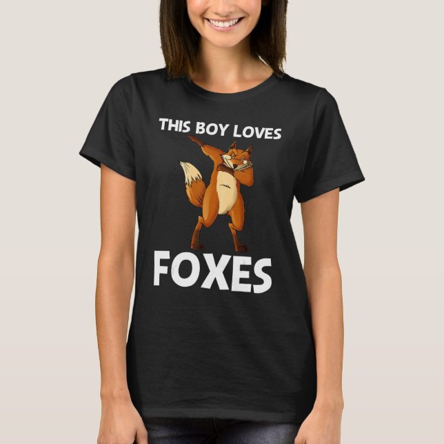 Camiseta Guay Fox Para Niños Animales Mamíferos Omnivorosos (Anverso)