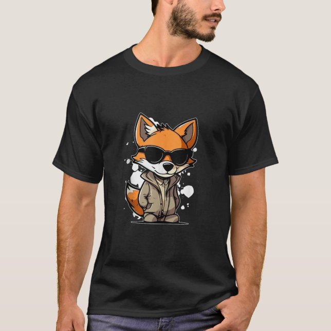 Camiseta Guay Foxes Gafas de sol Relajando el tanque de ani (Anverso)