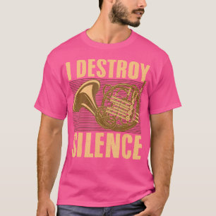 Camiseta Guay Francés Horn Art Para Hombres Jazz Francés Ho
