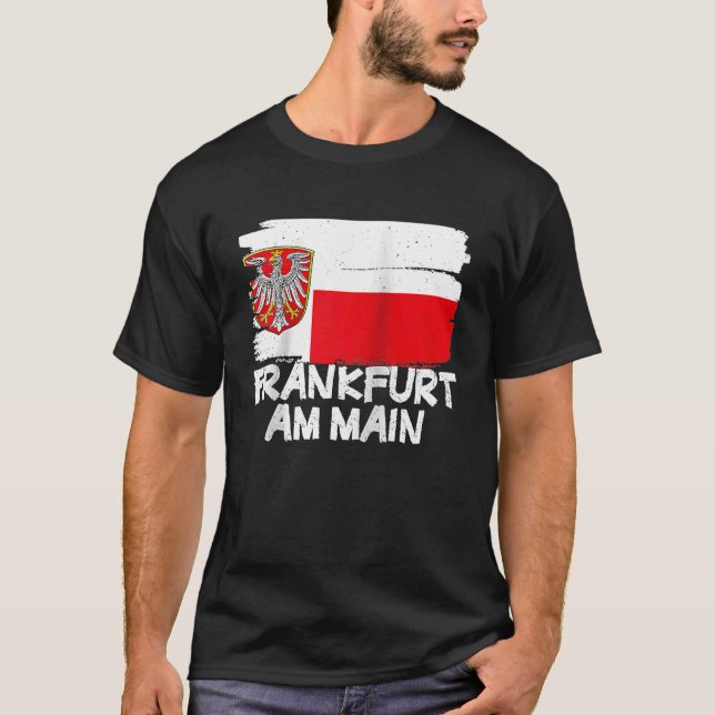 Camiseta Guay Frankfurt am Main Flag Raglan Baseball (Anverso)