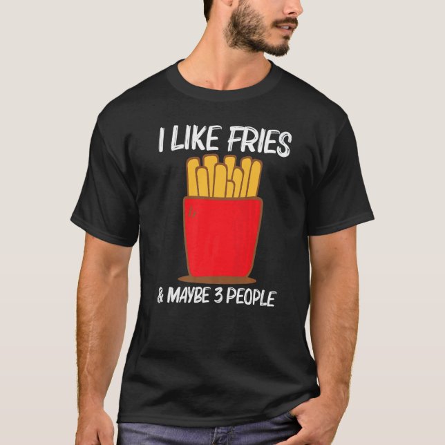 Camiseta Guay Fries Para Hombres Mujeres Comida Rápida Snac (Anverso)