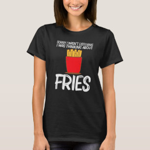Camiseta Guay Fries Para Hombres Mujeres Comida Rápida Snac