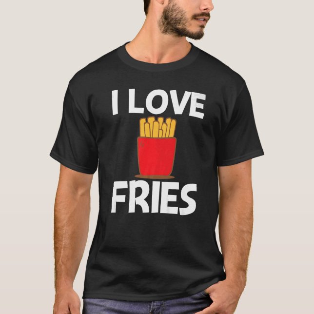 Camiseta Guay Fries Para Hombres Mujeres Comida Rápida Snac (Anverso)