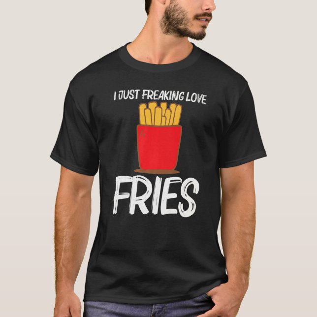 Camiseta Guay Fries Para Hombres Mujeres Comida Rápida Snac (Anverso)