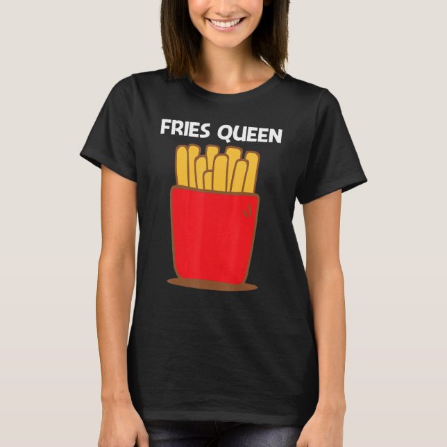 Camiseta Guay Fries Para Mujeres Mamá Comida Rápida Aperiti (Anverso)