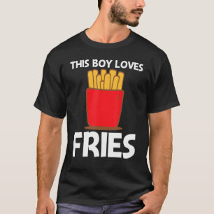 Camiseta Guay Fries Para Niños Snack De Comida Rápida