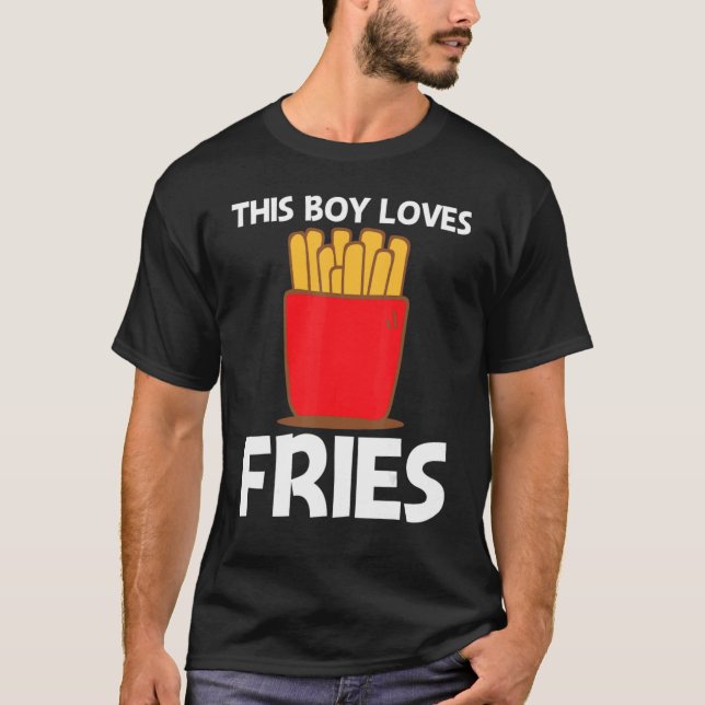 Camiseta Guay Fries Para Niños Snack De Comida Rápida (Anverso)