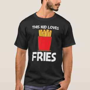 Camiseta Guay Fries Para Niños Snack De Comida Rápida