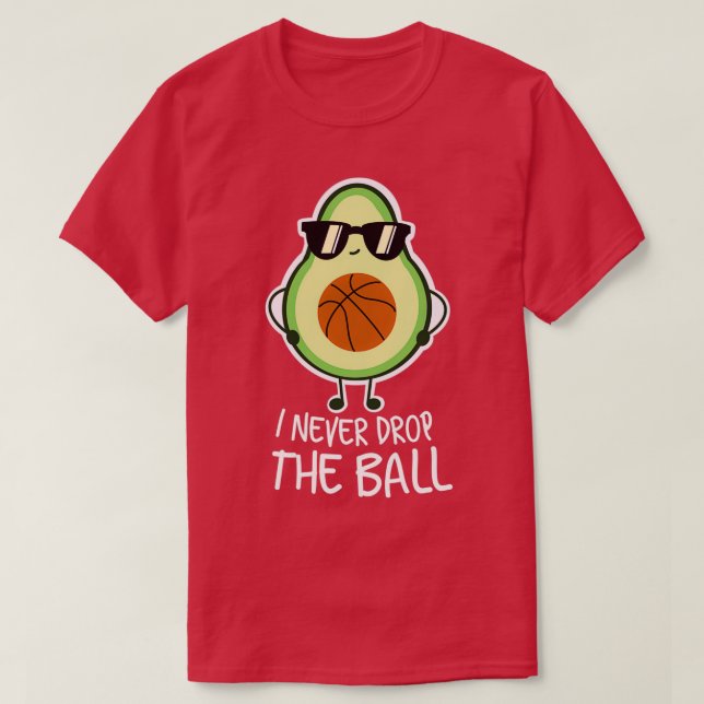 Camiseta Guay Funny Aguacate Basketball (Diseño del anverso)
