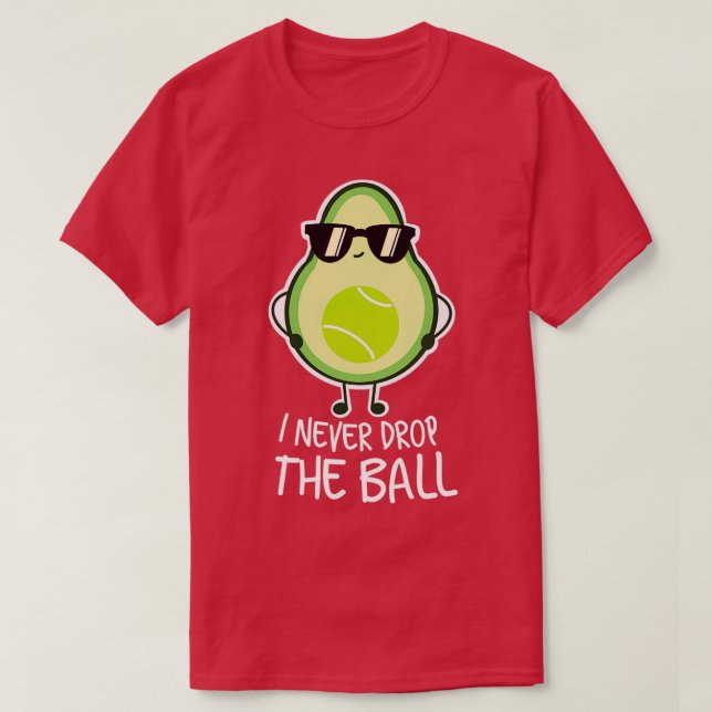 Camiseta Guay Funny Aguacate Tennis (Diseño del anverso)