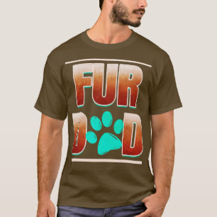 Camiseta Guay Fur Dad Con Gato Paw En Pursday