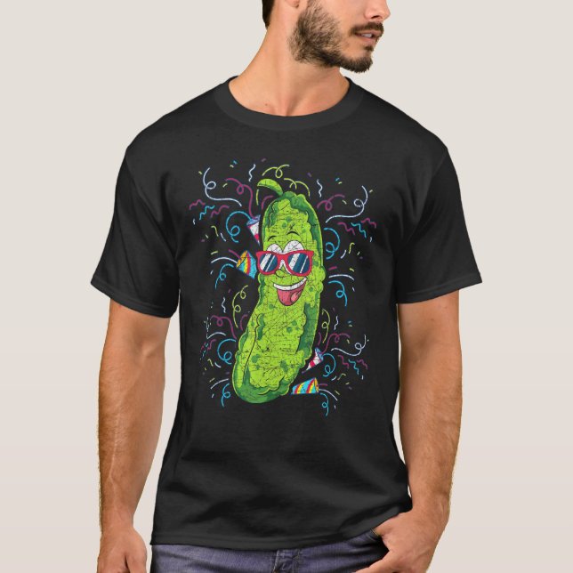 Camiseta Guay Gafas de sol Cucumber Funny Pickle 1 (Anverso)