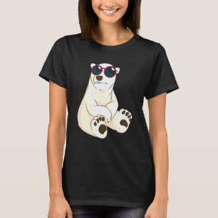 Camiseta Guay Gafas de sol Oso Polar Animal Ártico