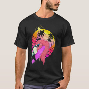 Camiseta Guay Gafas de sol Retro Palmeras Vaporwave Tropica