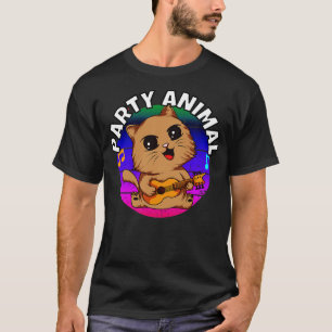 Camiseta Guay Gatos cool Cat Fiesta Animal