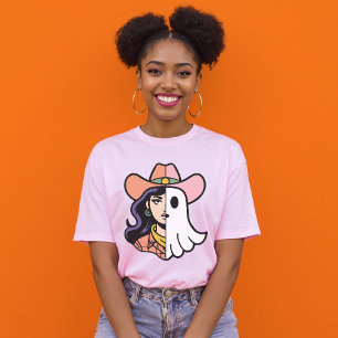 Camiseta Guay Ghoul Cowgirl mitad fantasma mitad occidental