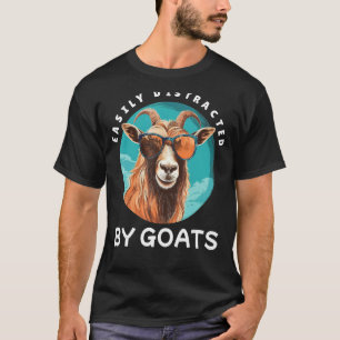 Camiseta Guay Goat Design Men Mujeres niños fáciles de dist